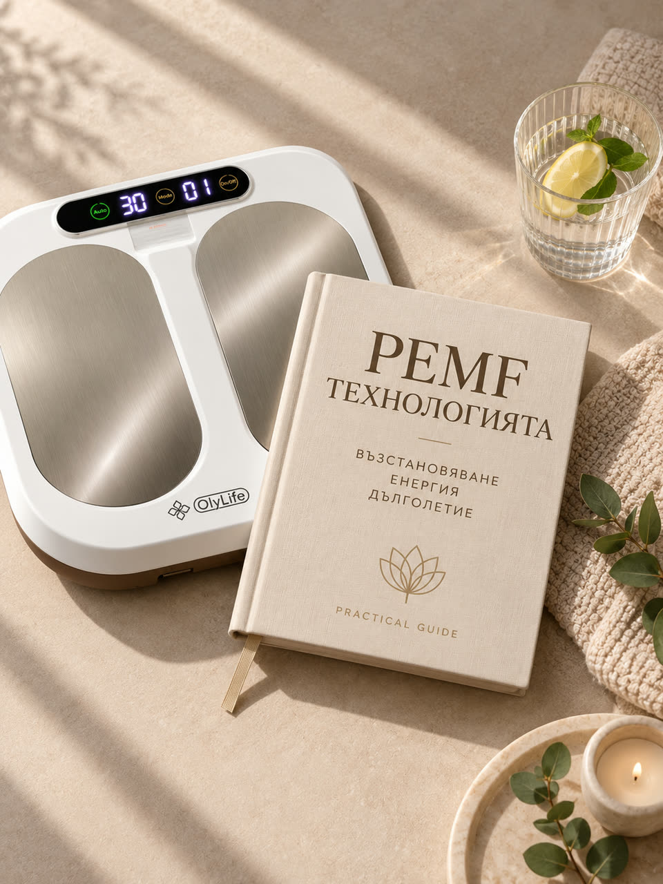 PEMF уредът OlyLife Tera-P90 и наръчник за PEMF технологията